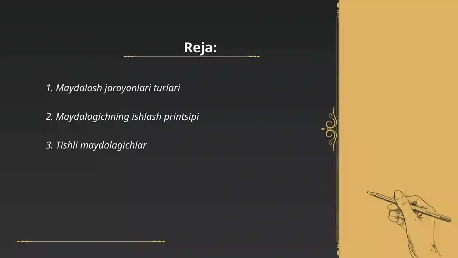 Maydalash jihozlari 2