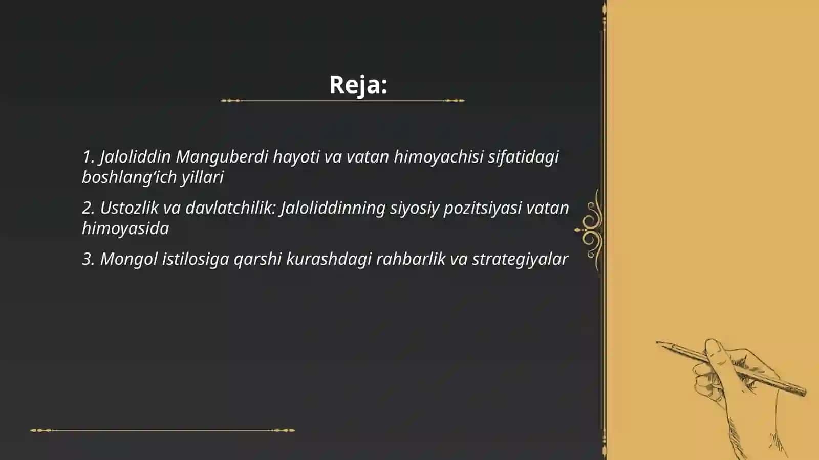 Jaloliddin Manguberdi - Vatan himoyachisi 2