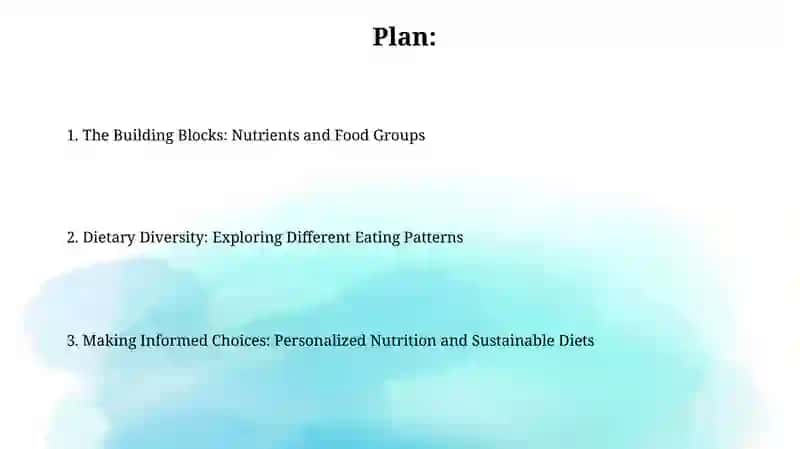 Meals and diets 2