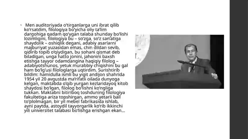 Behzod Yo‘ldoshevning ijodkorlar haqida fikrlari 2