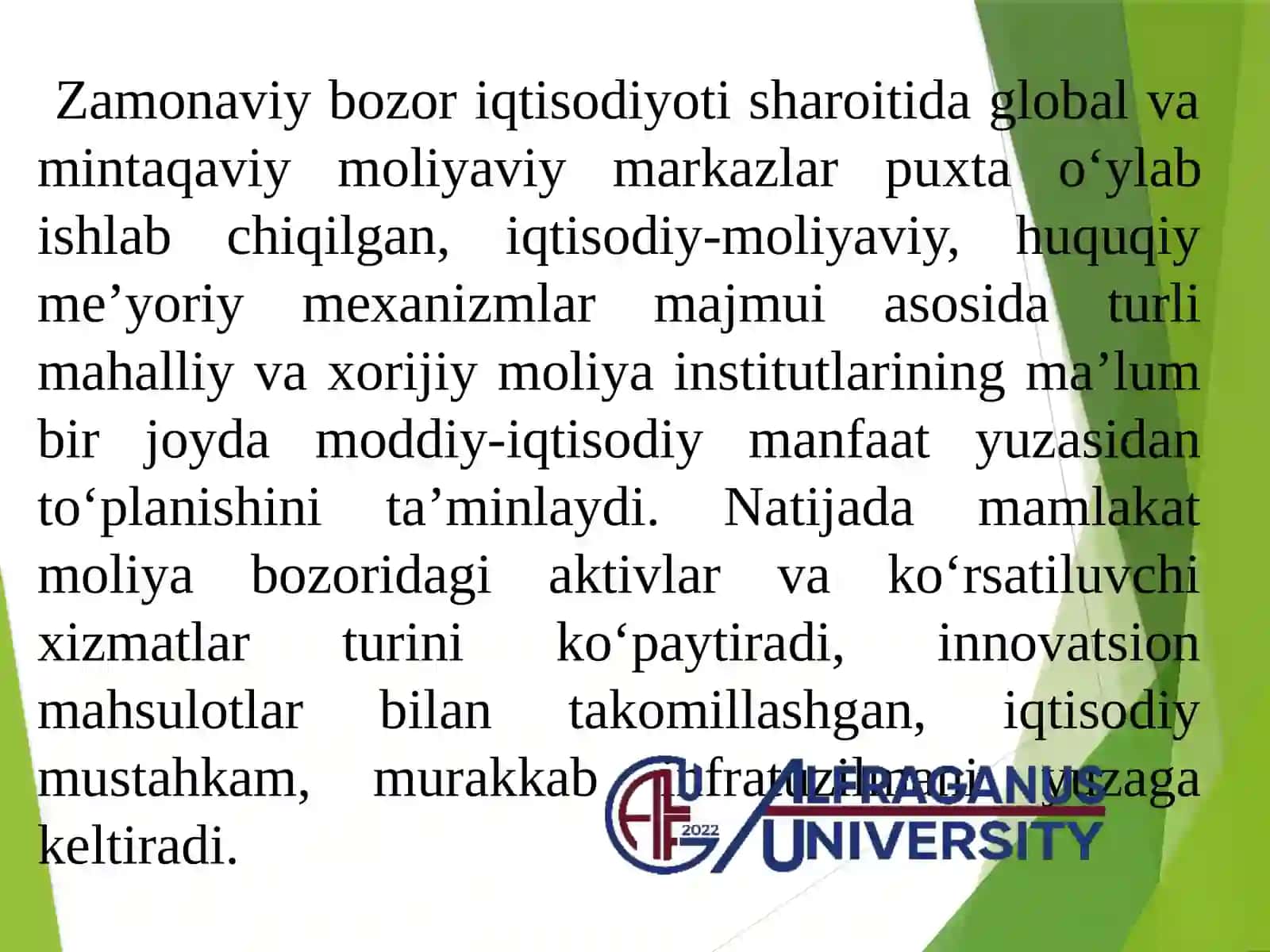 GLOBAL MINTAQAVIY VA MILLIY MOLIYAVIY BOZORLAR 2