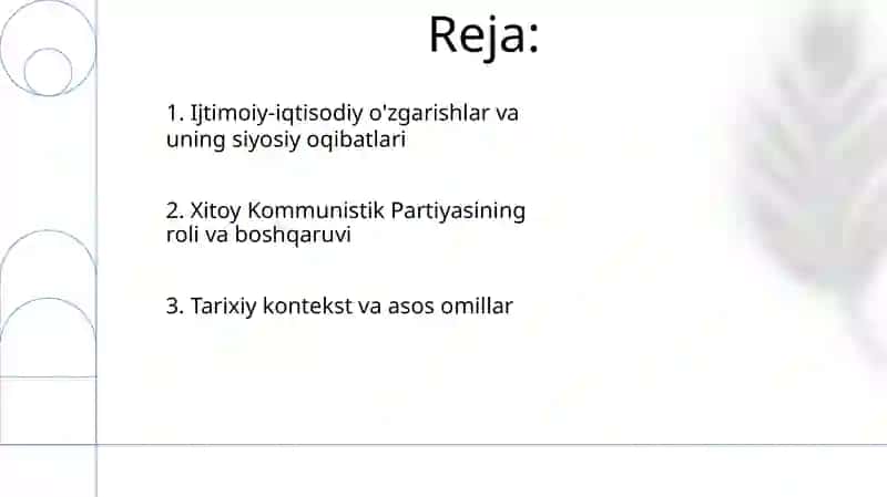 Xitoy Xalq respublikasining siyosiy ijtimoiy rivojlanish omillari va siyosiy mamuriy tuzulishi 2