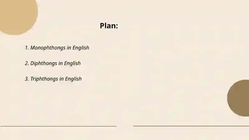 Vowel phonemes 2