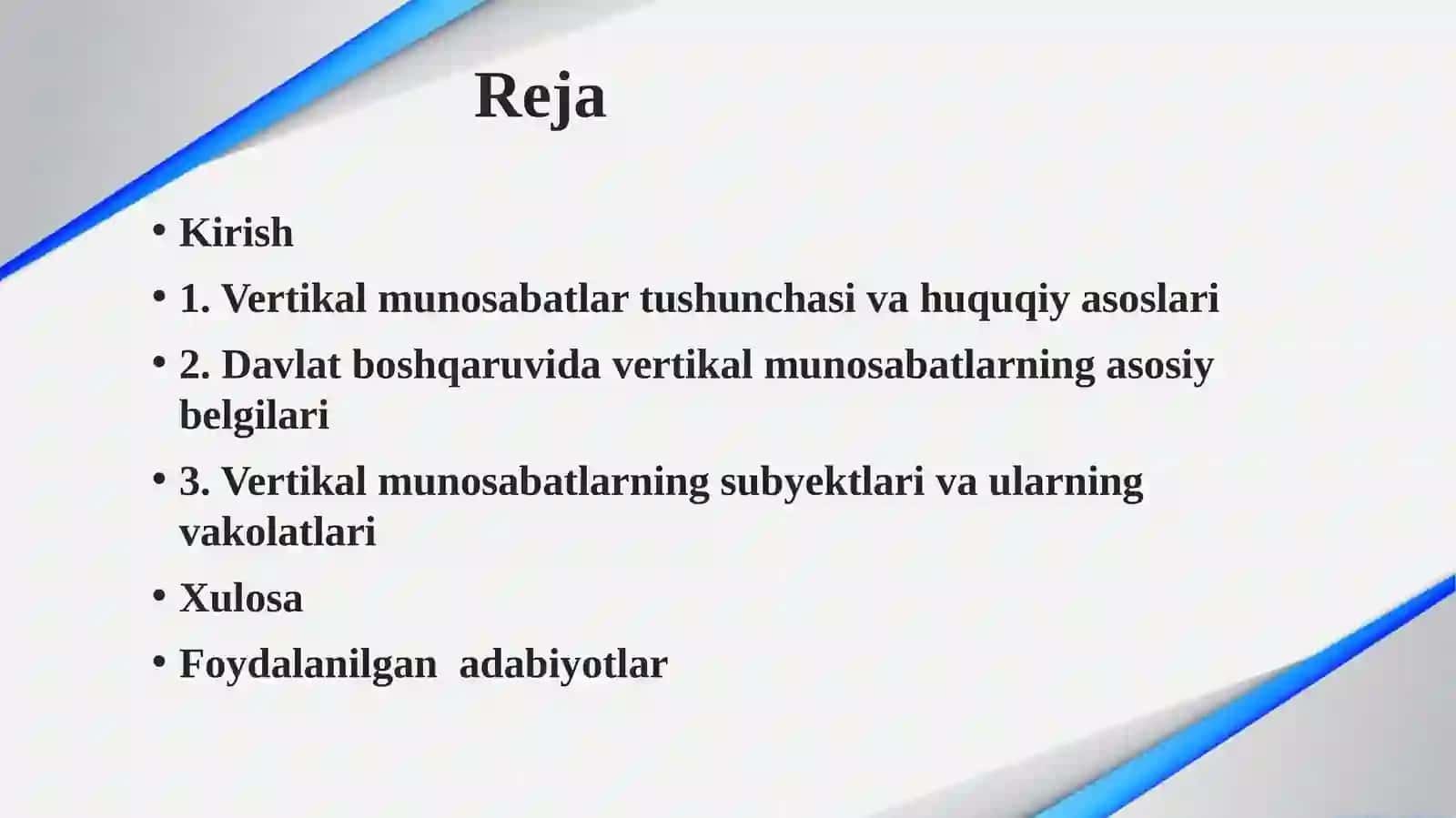 Davlat boshqaruvida vertikal munosabatlarning o‘ziga xos xususiyatlari 2
