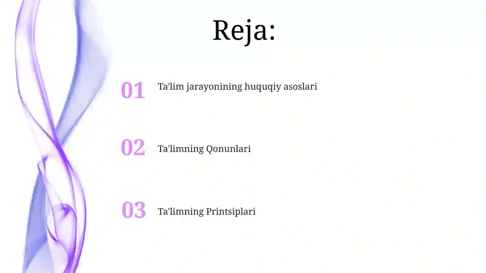 Ta'lim qonuniyatlari va prinsiplari 2