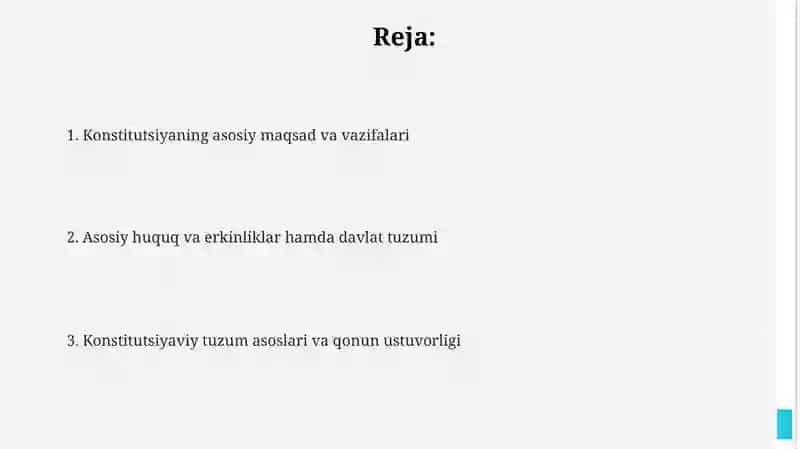Konstitutsiyaning mohiyati 2