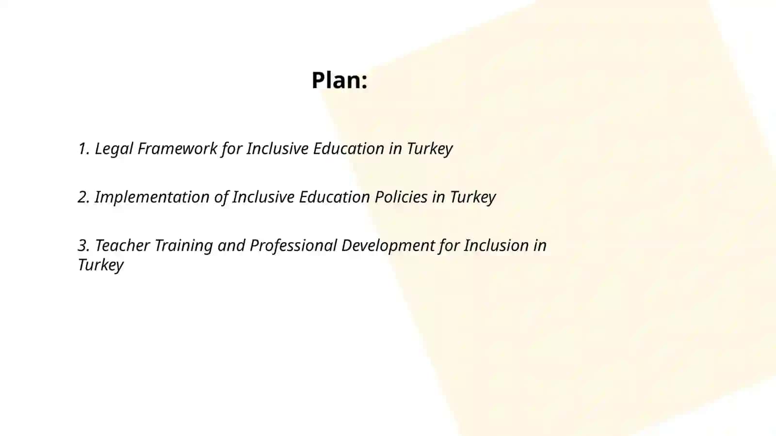 Inclusive education in t Turkey 2