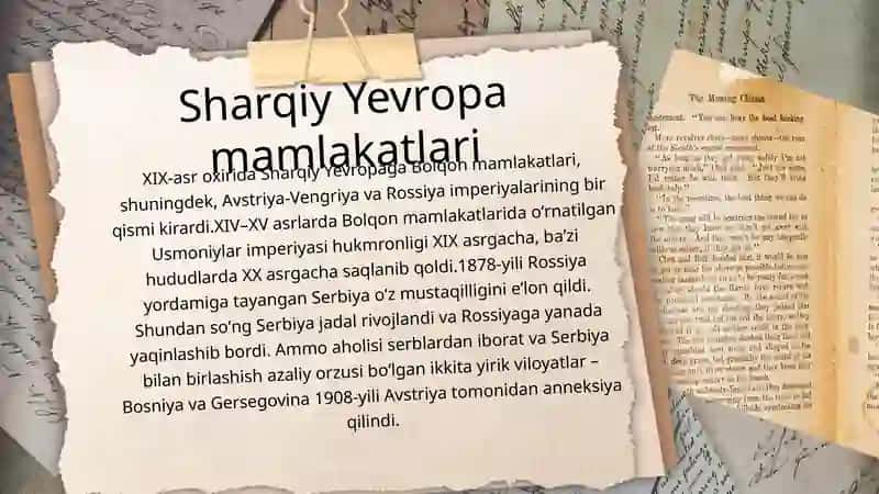 Sharqiy Yevropa va Rossiya:jamiyatbi isloh qilish muammolari 2