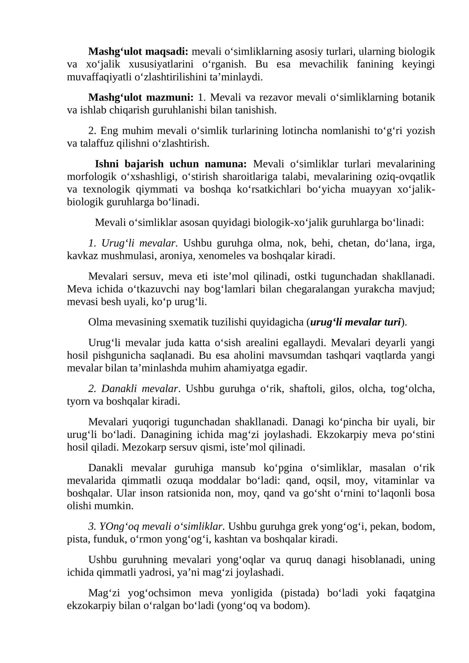 MEVACHILIK VA SABZAVOTCHILIK 2