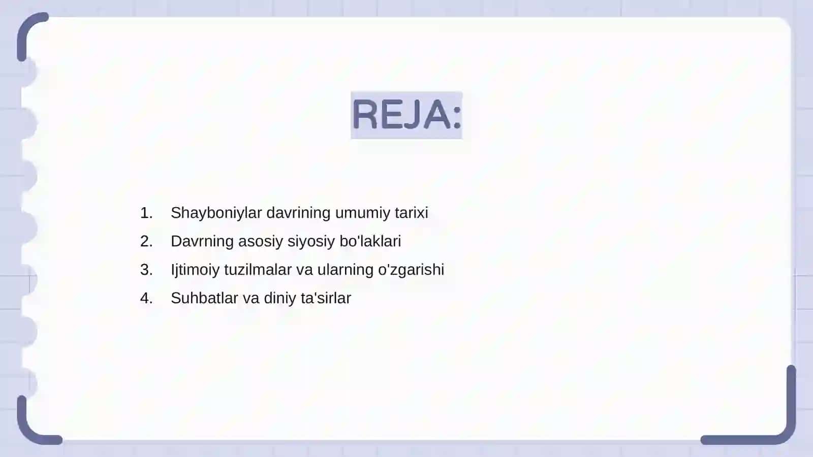 Shayboniylar davrida ijtimoiy tizim 2