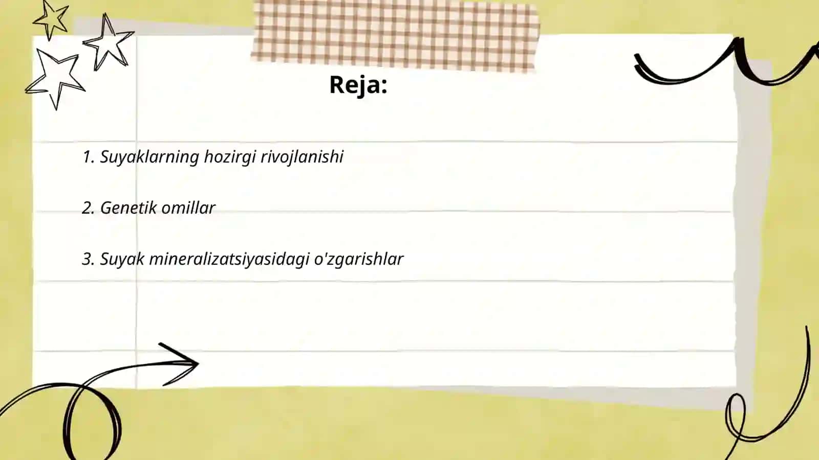 Skeletning rivojlanish anomaliyalari 2