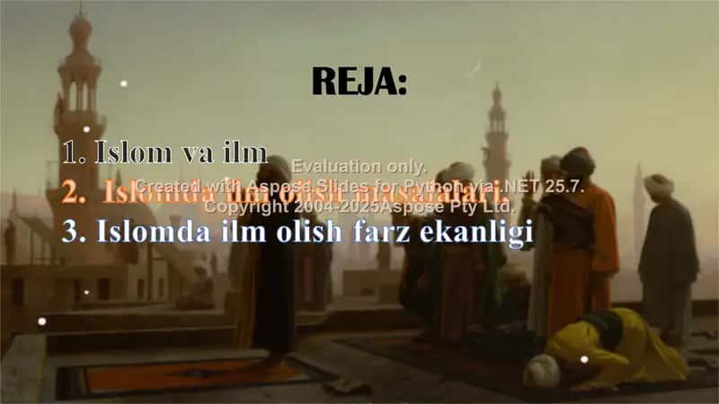 Islom va ilm 2