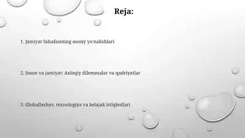 Jamiyat va Inson Falsafasi 2