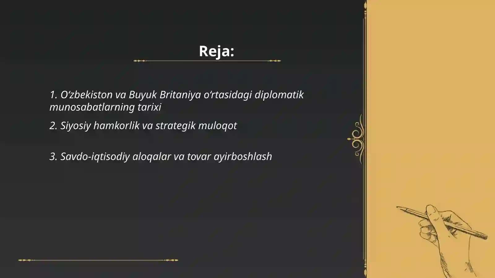 O‘zbekiston va Buyuk Britaniya munosabatlari 2