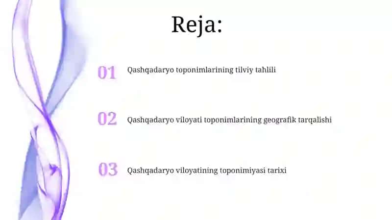 Qashqadaryo viloyatining toponimikasi 2