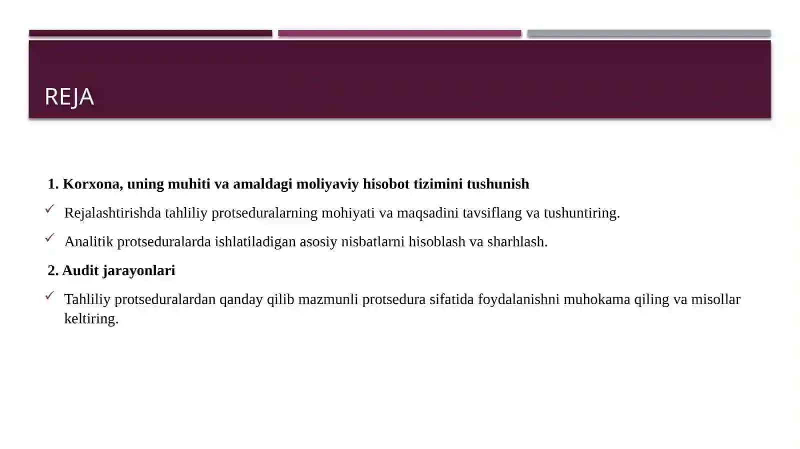 Audit and assurance II 2