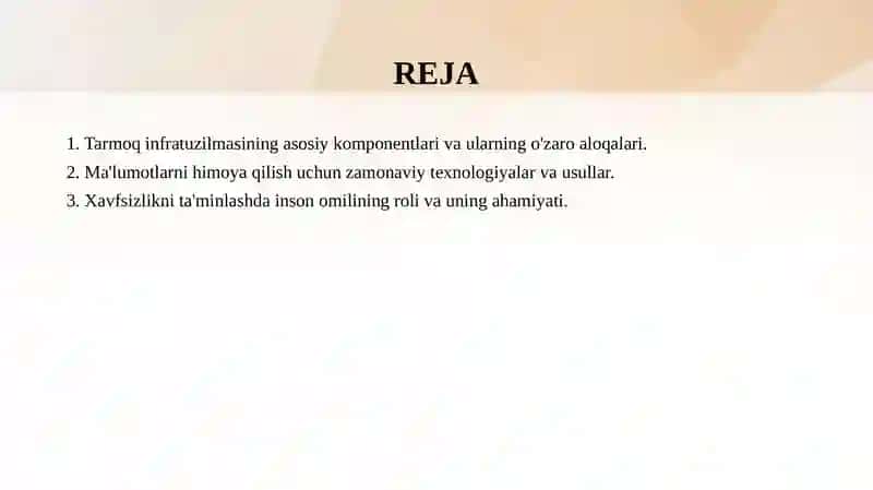 Tarmoq infratuzilmasi 2