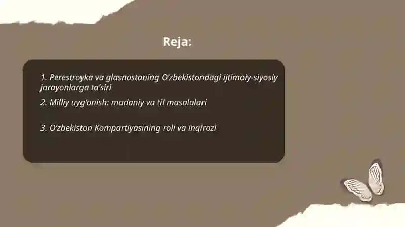 Perestroyka va glasnostaning Oʻzbekistondagi taʼsiri 2