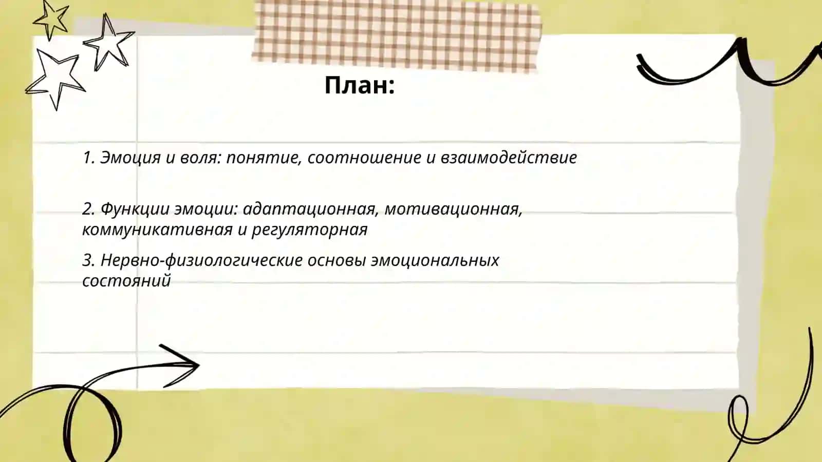 Эмоция и воля 2
