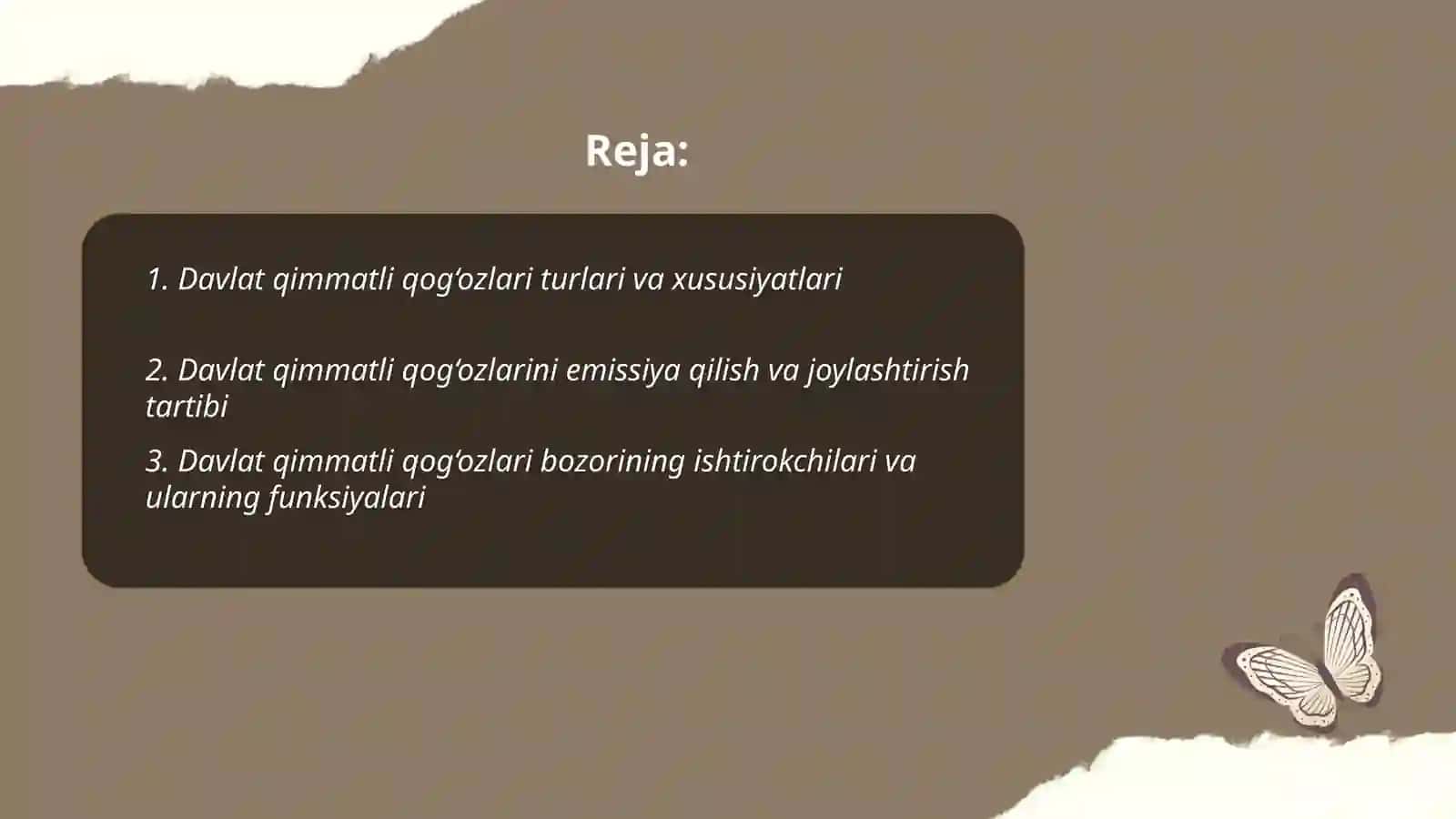 Davlat qimmatli qog‘ozlari bozori 2