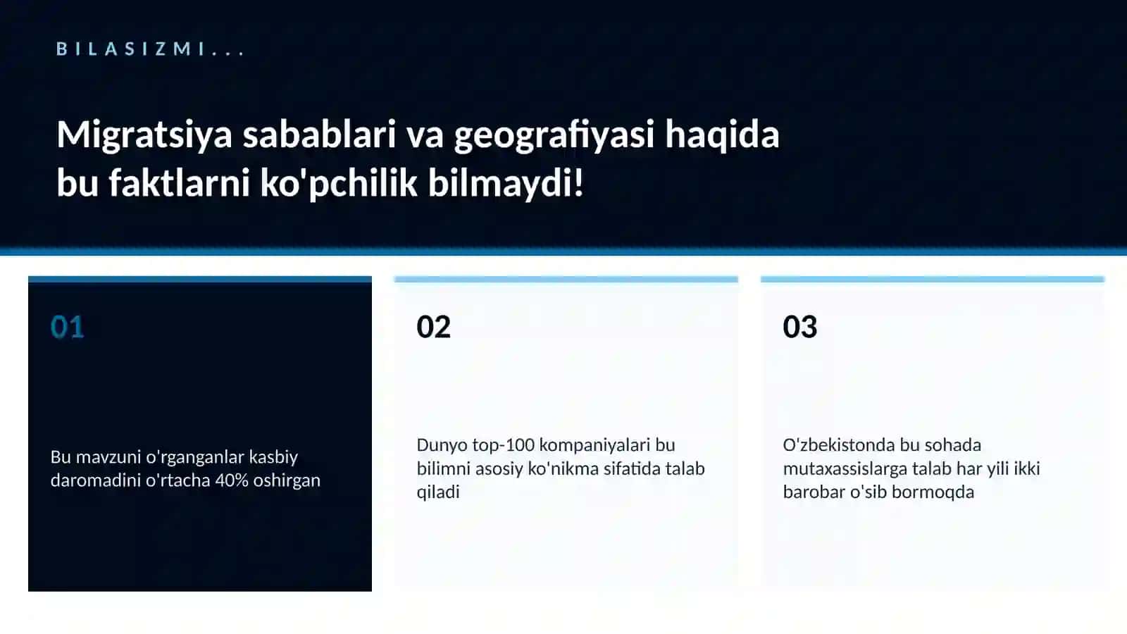 Migratsiya sabablari va geografiyasi 2