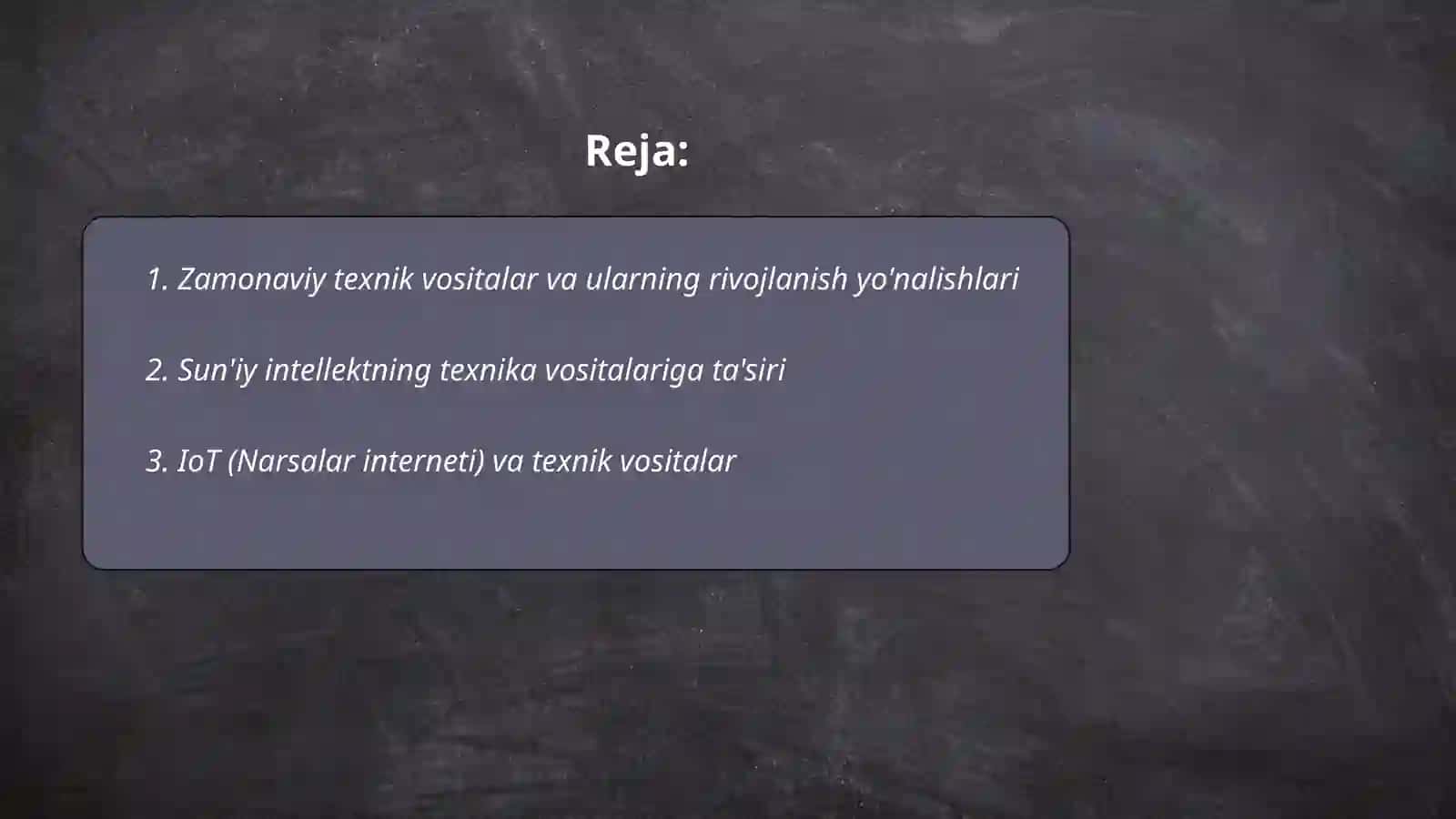 Zamonaviy texnik vositalarning rivojlanib borish tendensiyalari 2