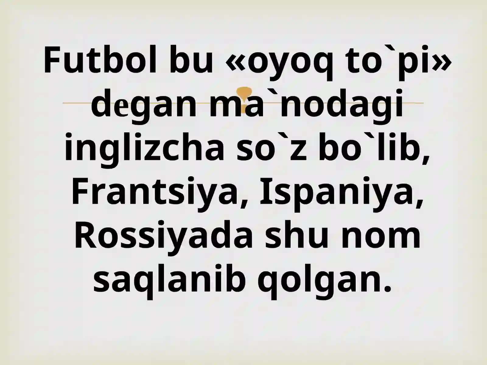 FUTBOLDA HARAKATLANISH TEXNIKASIGAO'RGATISH 2