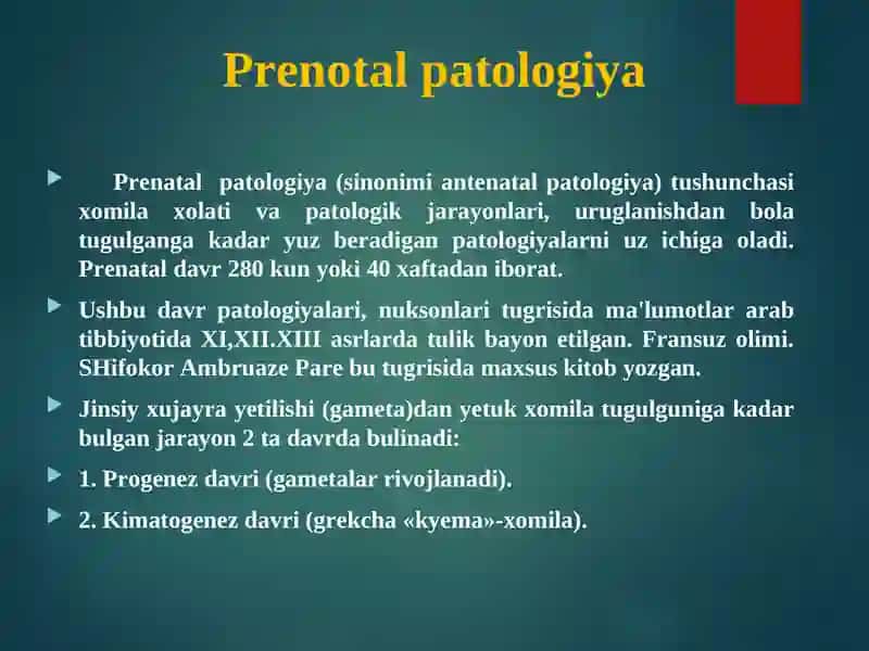 SAMARKAND DAVLAT TIBBIYOT INSTITUTI. PATOLOGIK ANATOMIYA KURSI 2