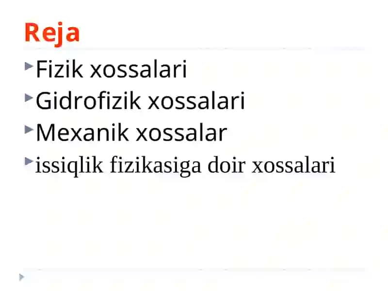 Qurilish materiallarining asosiy xossalari 2