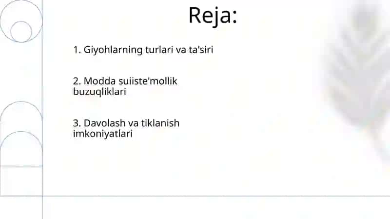 Narkomaniya va uning turlari 2