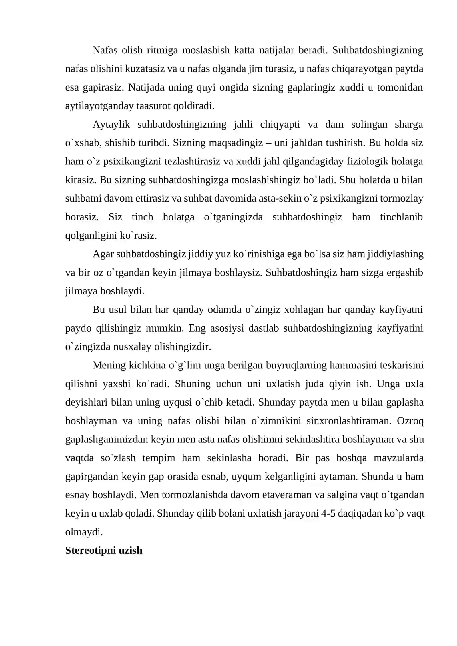 NEYRO LINGVISTIK DASTURLASH 2