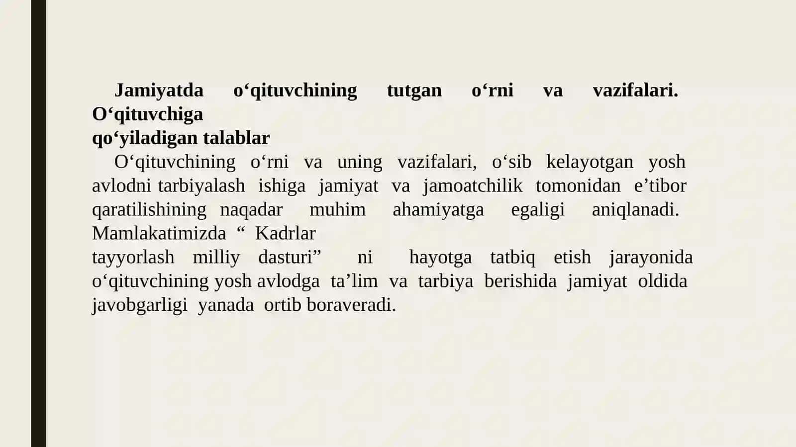 PEDAGOGIK FAOLIYAT PSIXOLOGIYASI 2