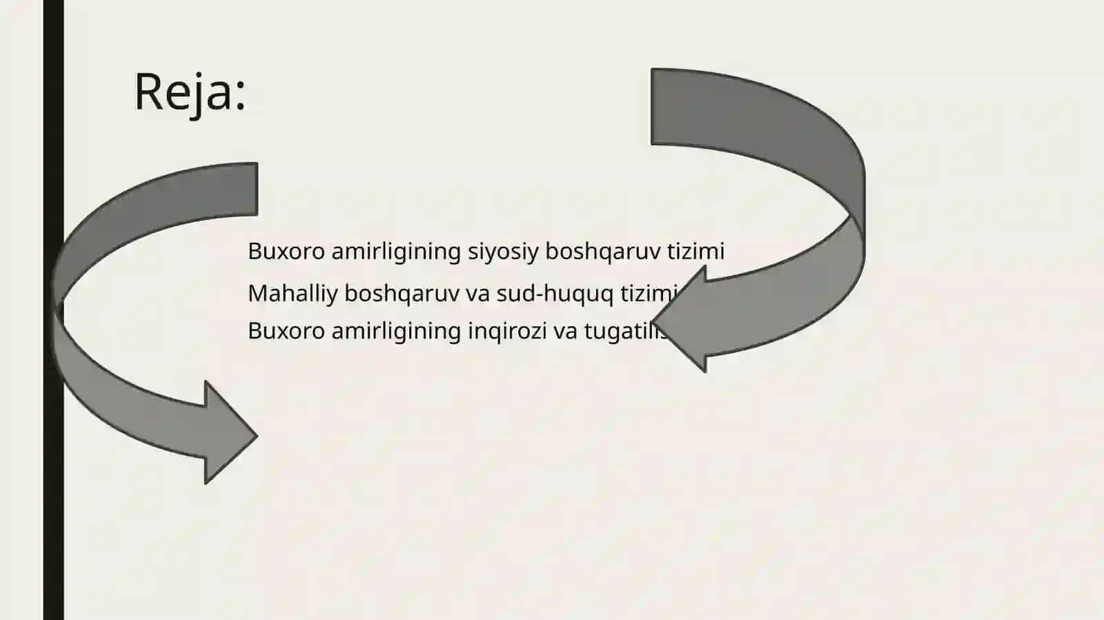 Buxoro amirligining siyosiy tuzumi 2