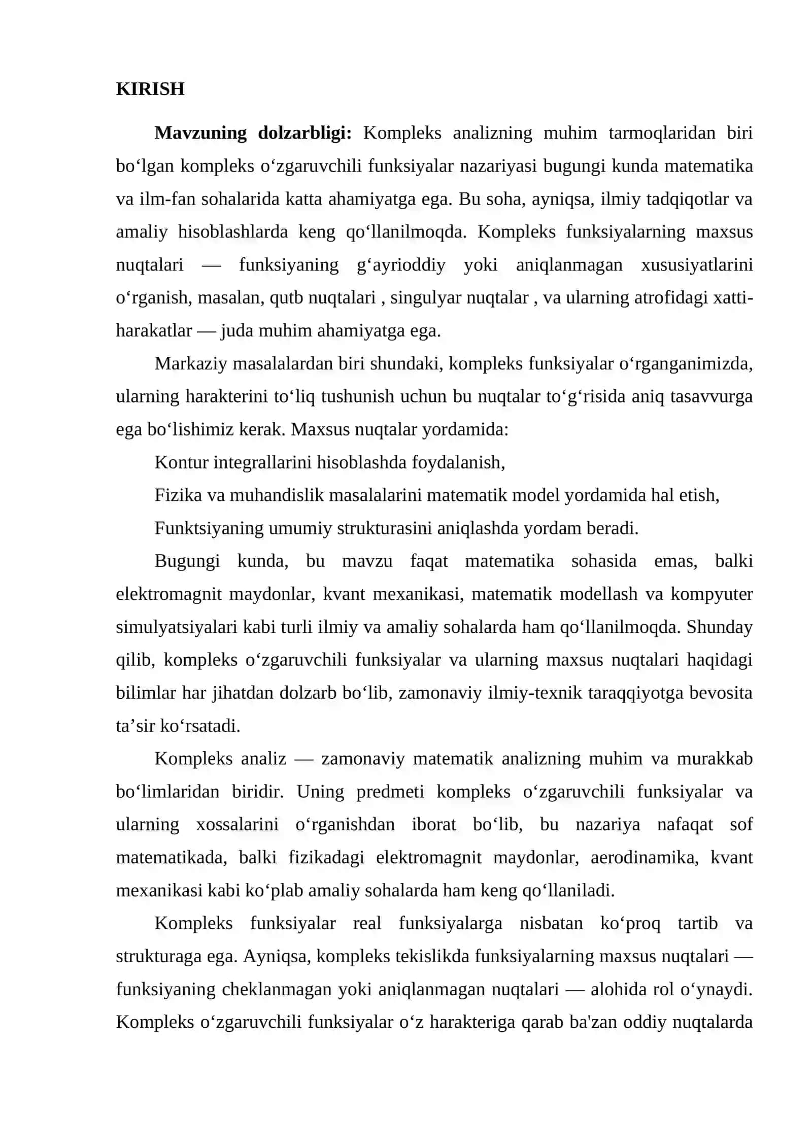 Kompleks funksiyalar differensiallash nazariyasi 2