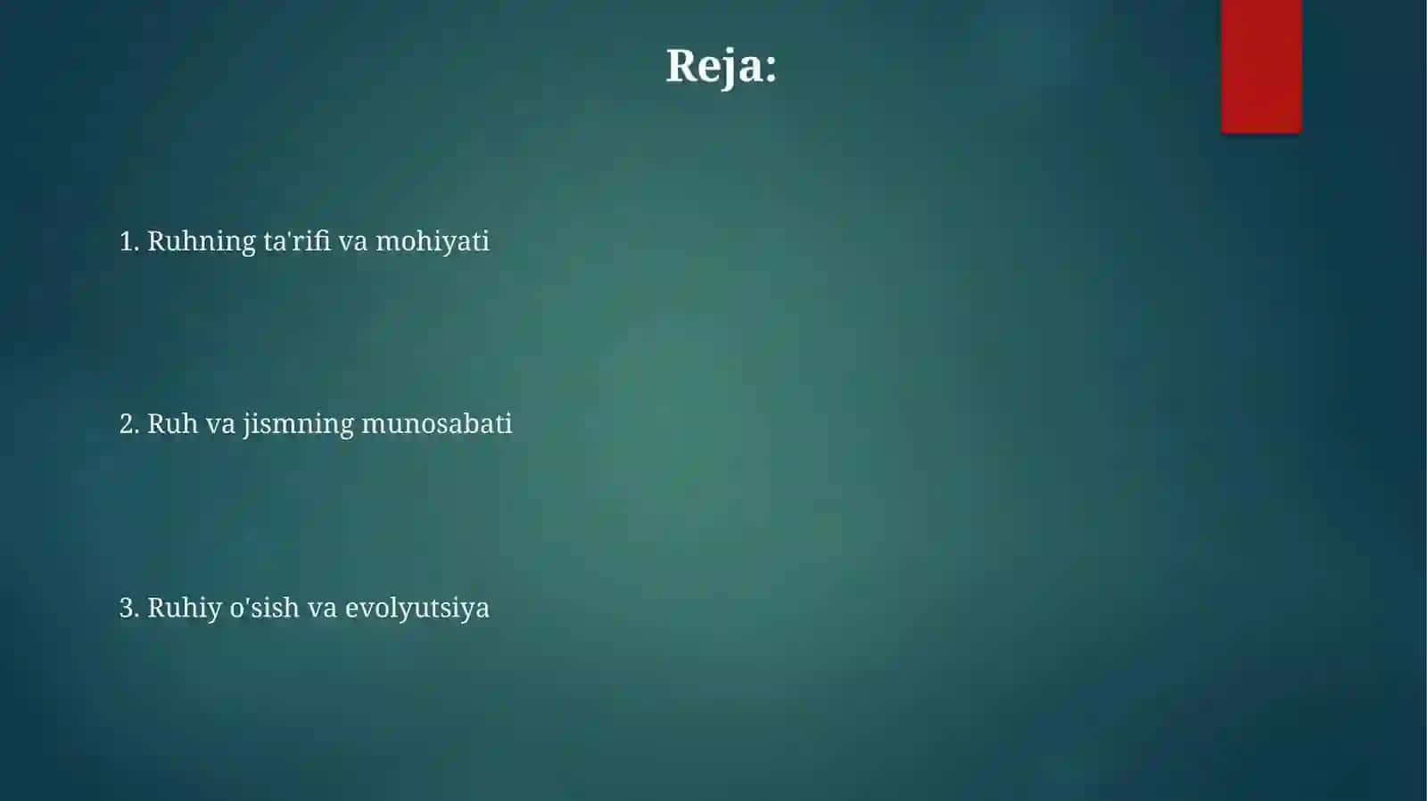 Ong-borliqning ma'naviy shakli 2