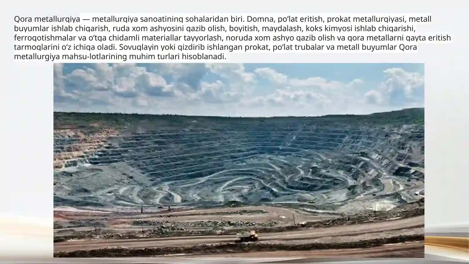 Jahon metallurgiya va kimyo sanoati geografiyasi 2
