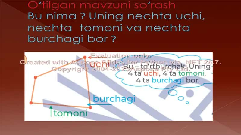1-sinf : MATEMATIKA 2