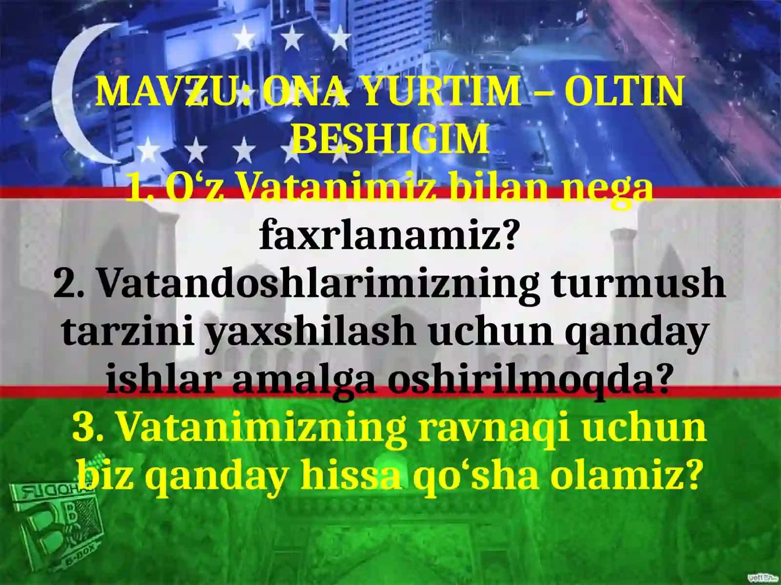 ONA YURTIM – OLTIN BESHIGIM 2