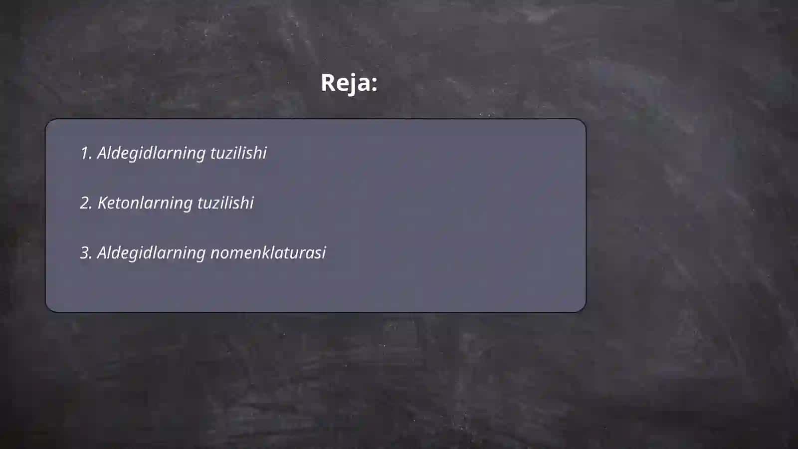 Aldegid va Ketonlar 2