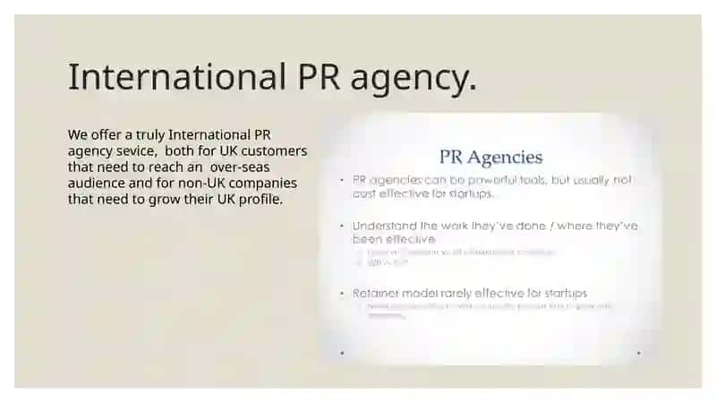 International PR agency management 2