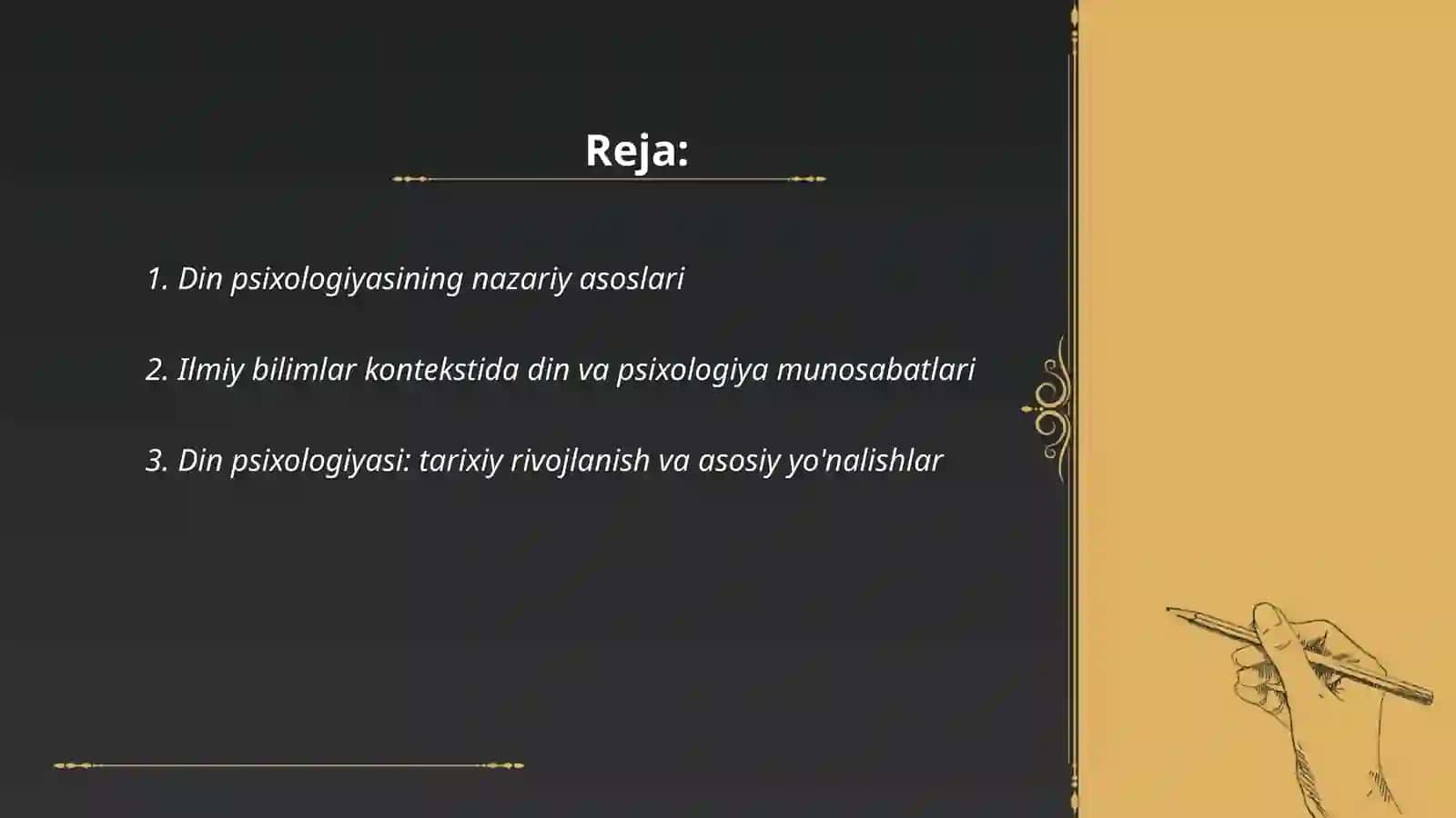 Din psixologiyasining nazariy asoslari 2