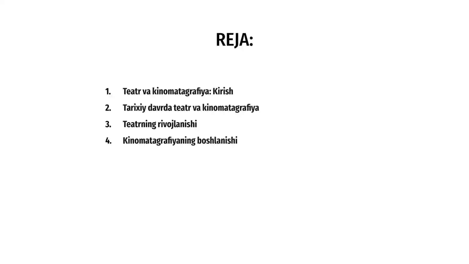 Teatr va kinomatagrafiya asarlari 2
