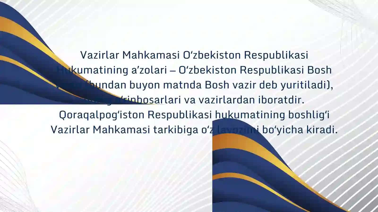 Bosh vazir vakolatlari va uning tayinlanish tartibi 2