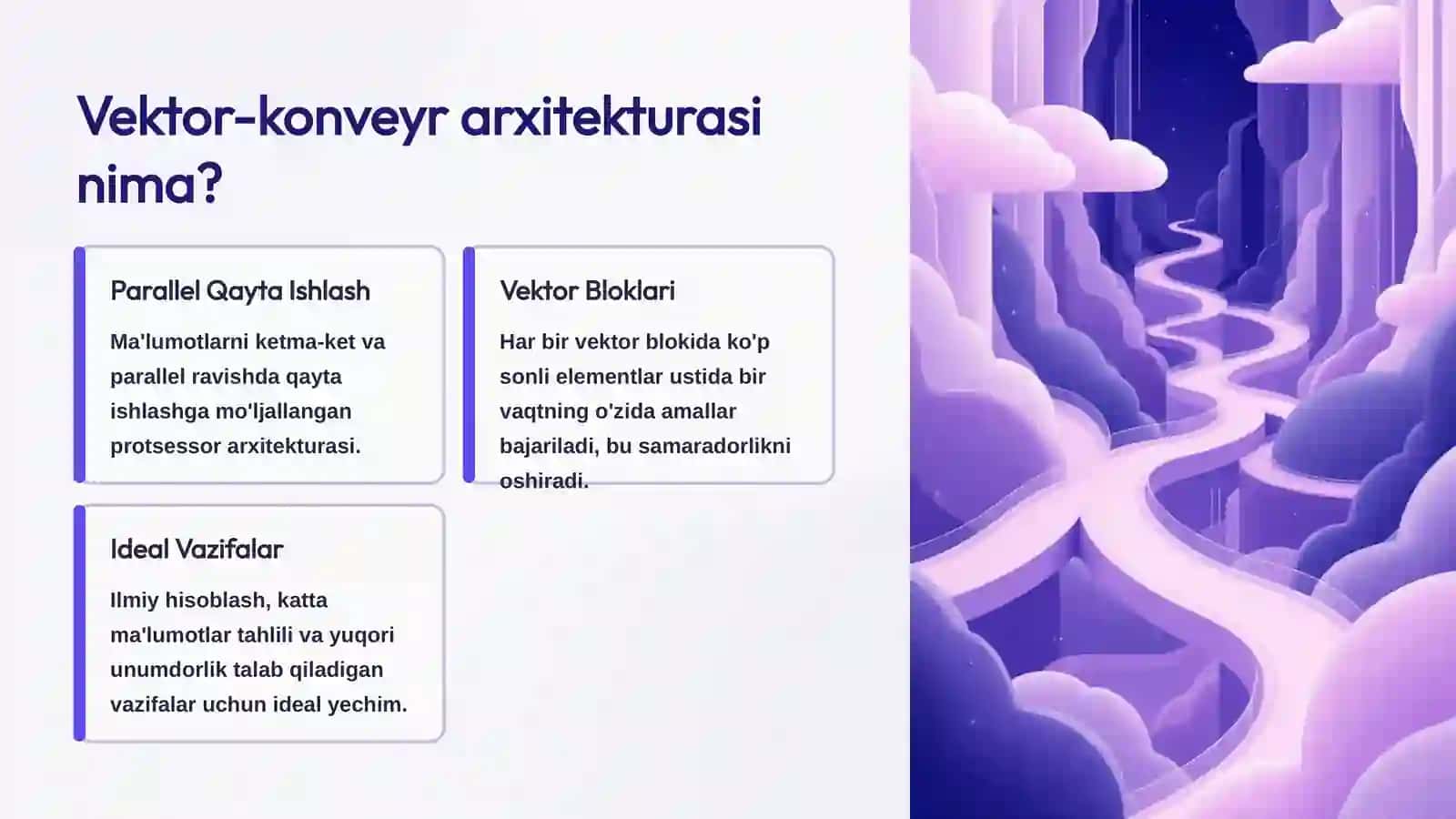 Vektor-konveyr arxitekturasi va Cray 90 2