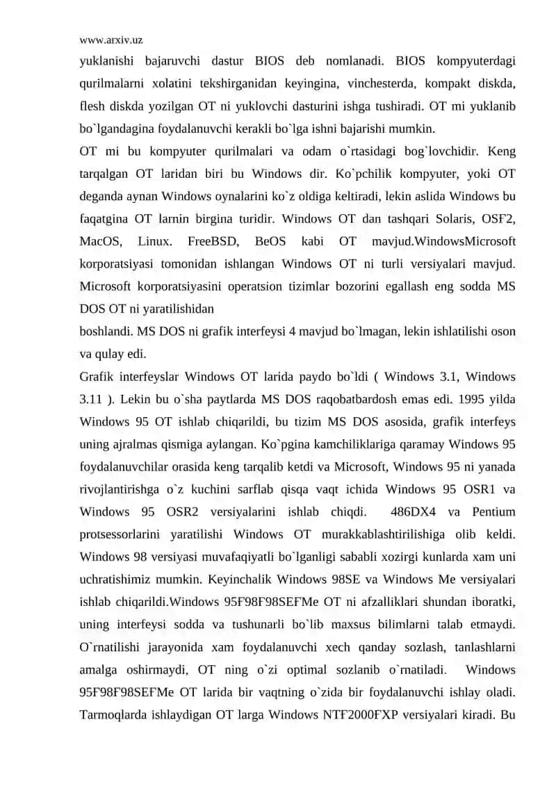 Linux operatsion tizimi 2