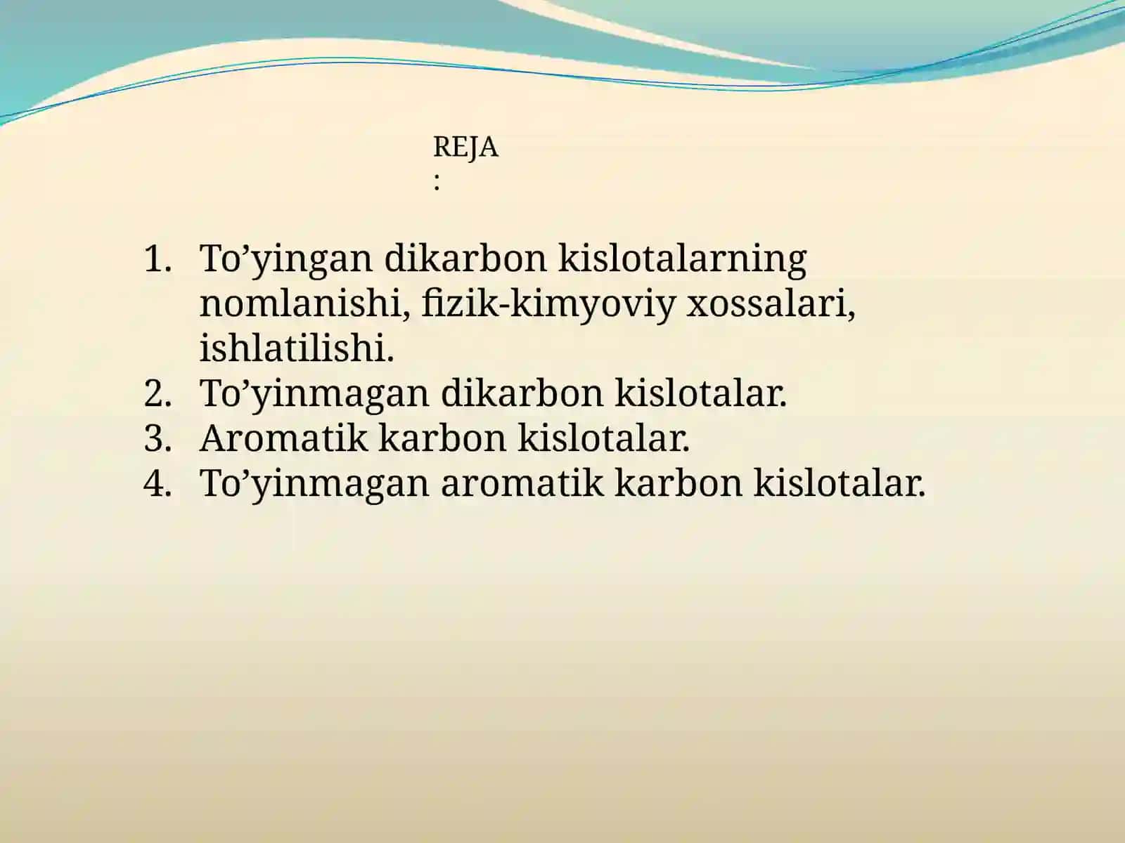 Ikki asosli karbon kislotalar 2
