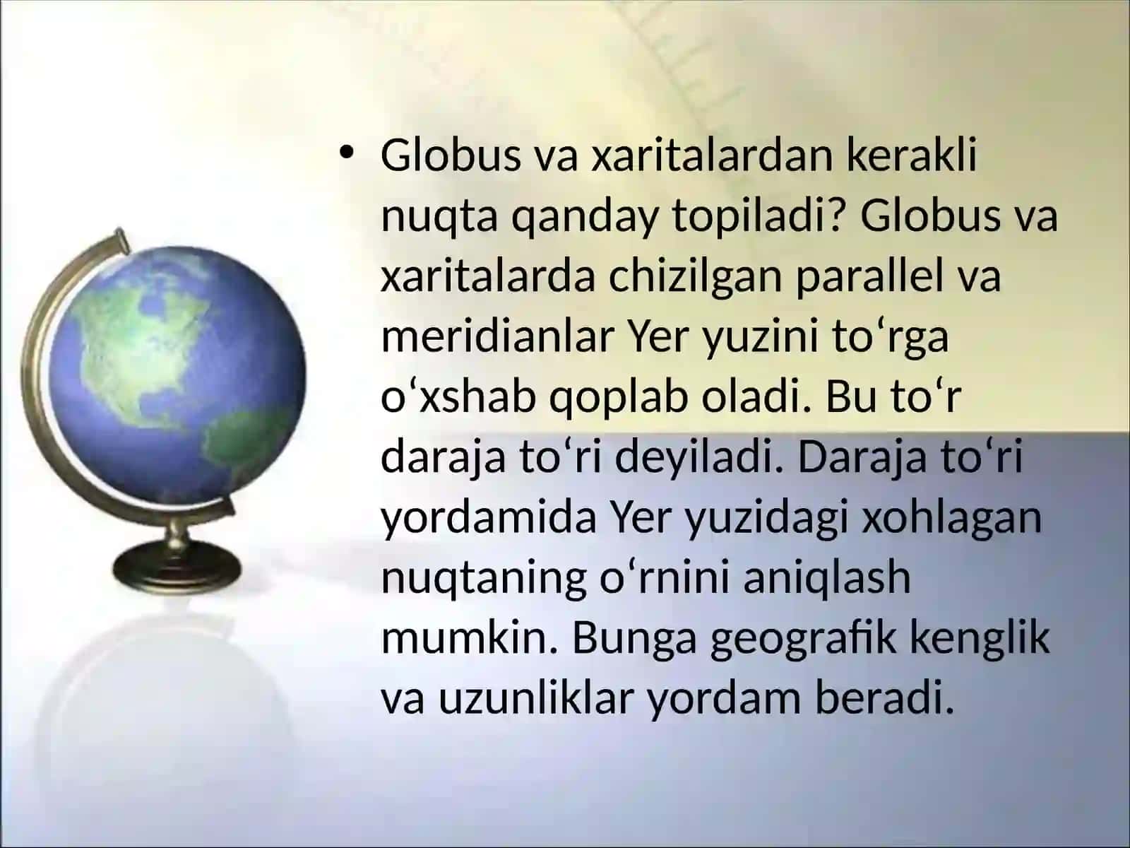 Geografik koordinatalar 2