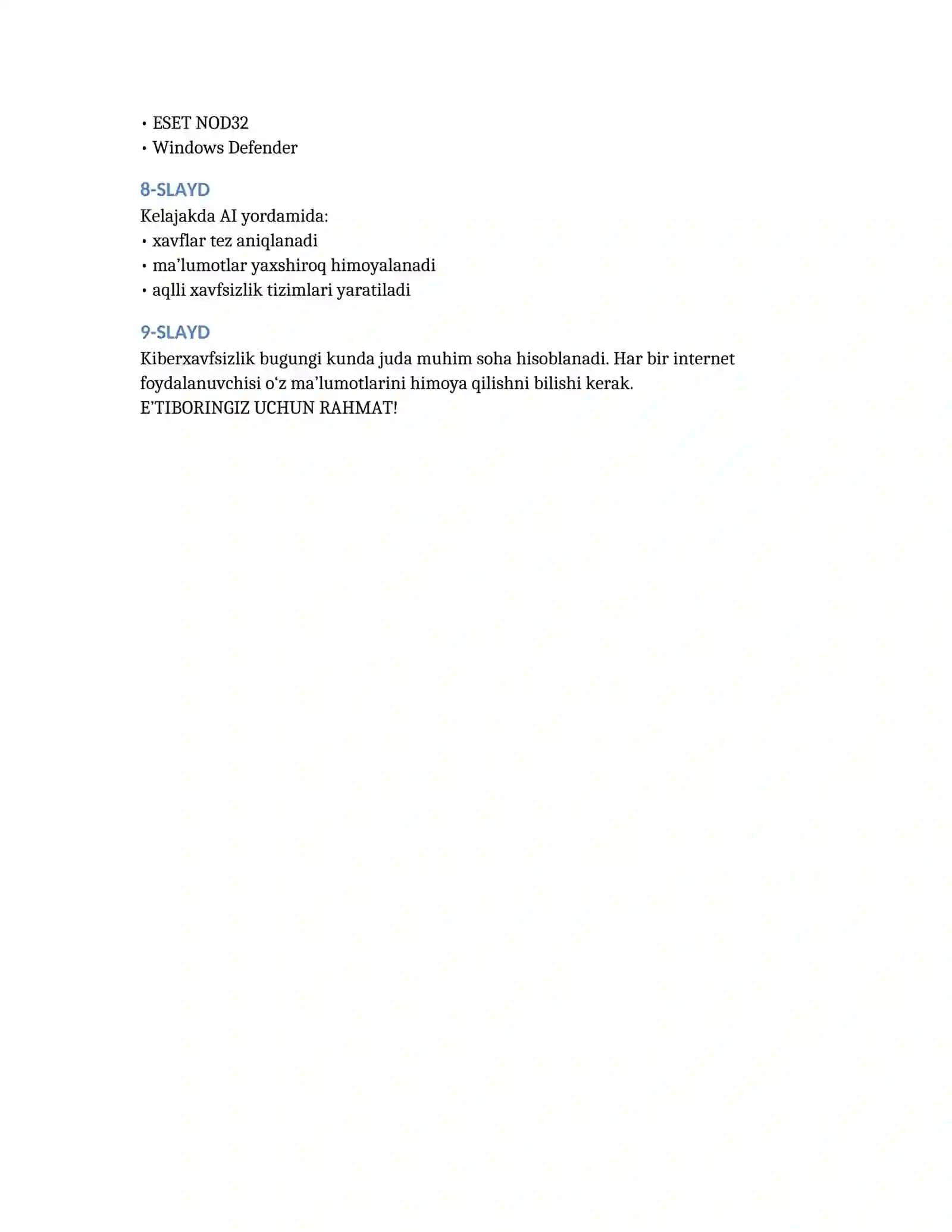 KIBERXAVFSIZLIK 2