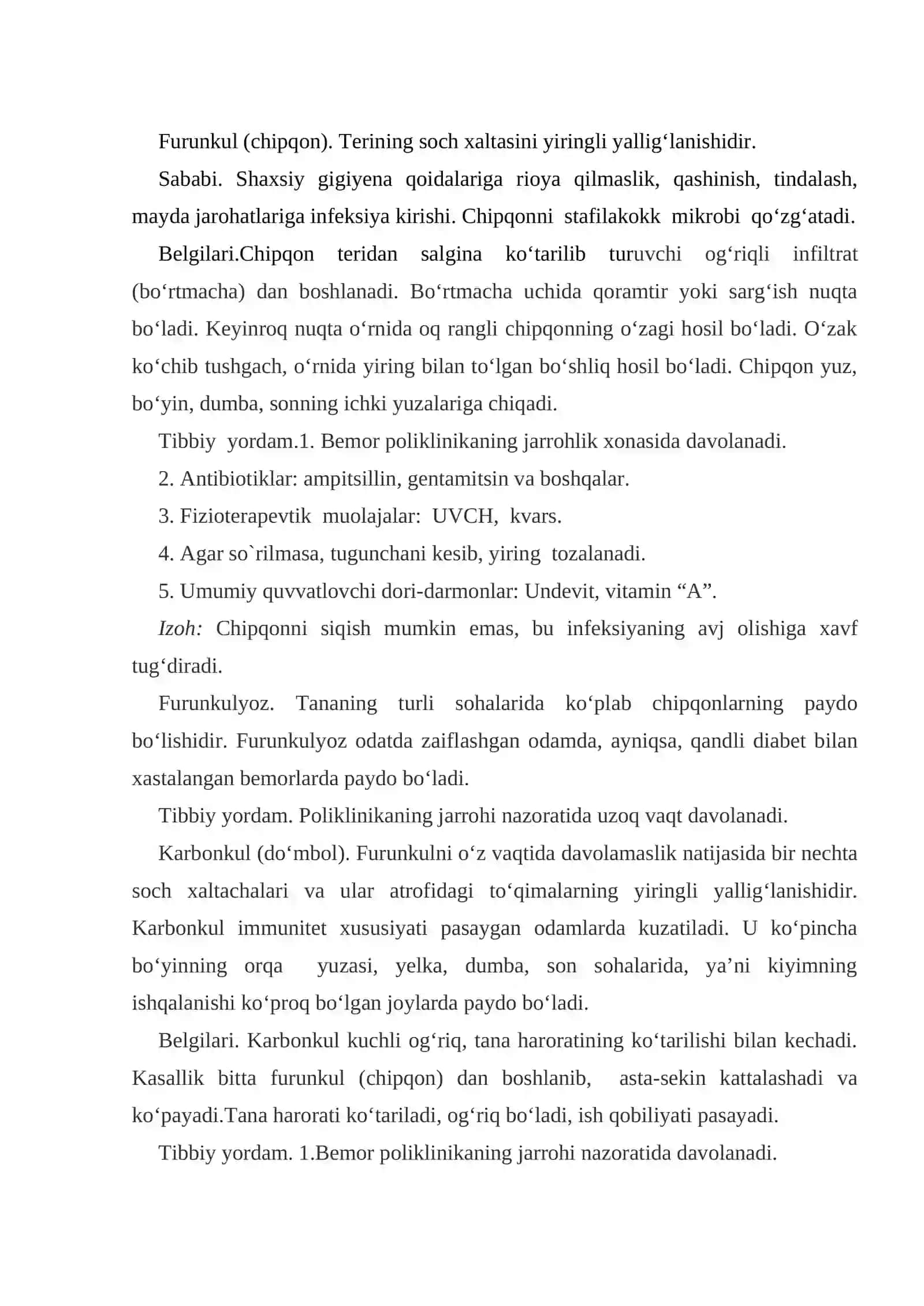 Terining yiringli kasalliklari 2