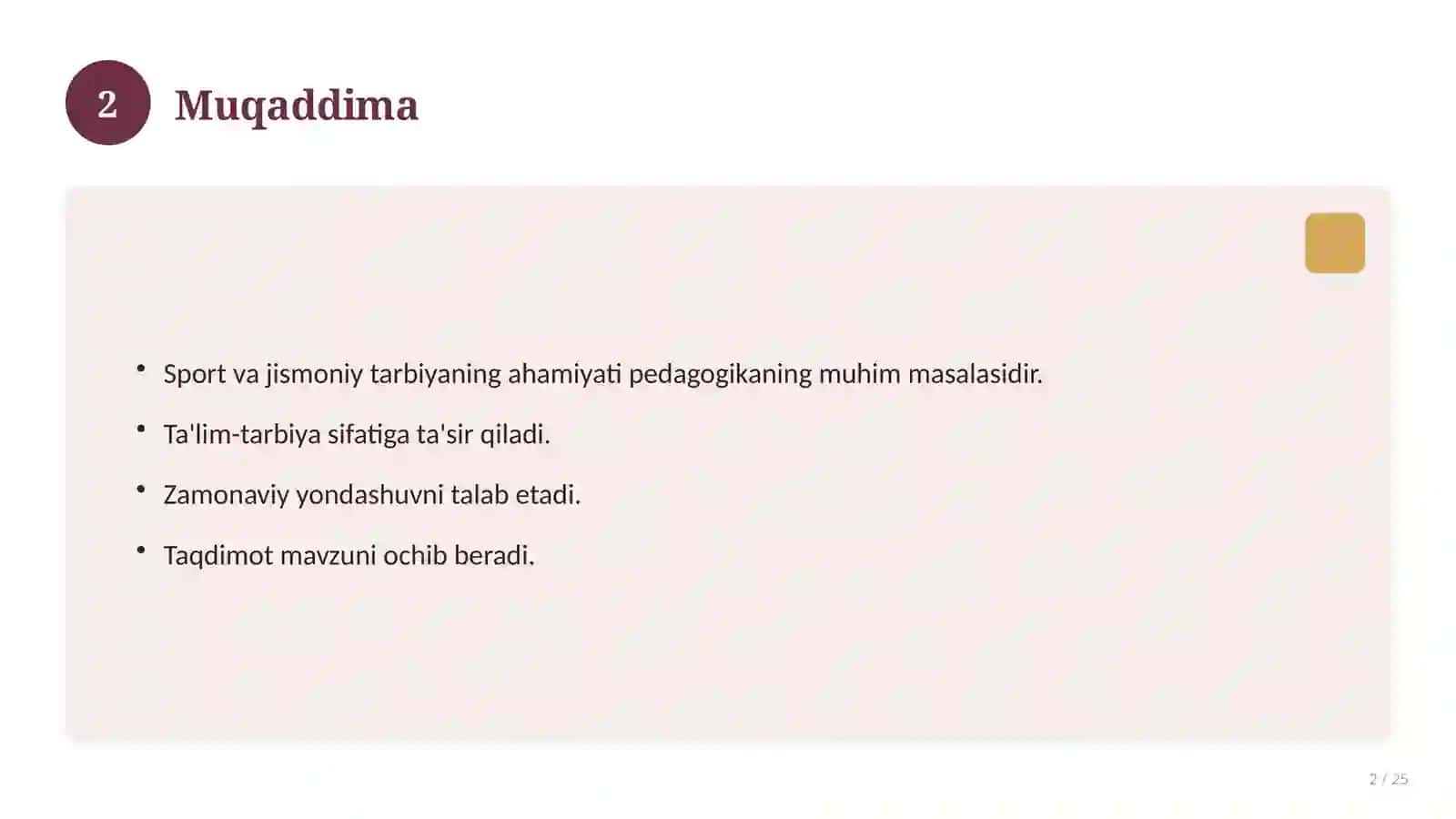 Sport va jismoniy tarbiyaning ahamiyati 2